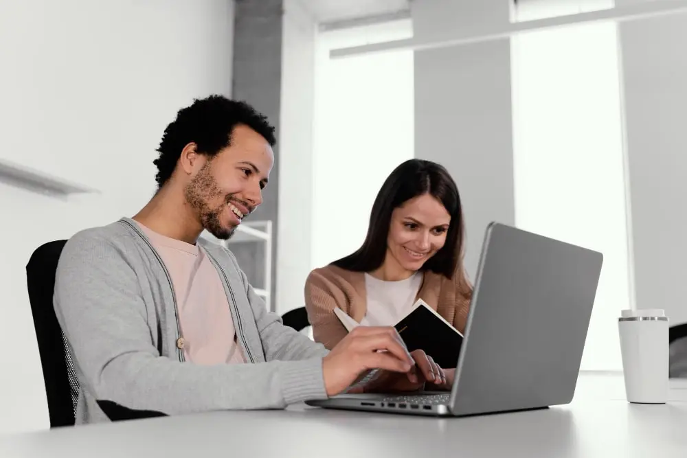 two person having time for SEO Services